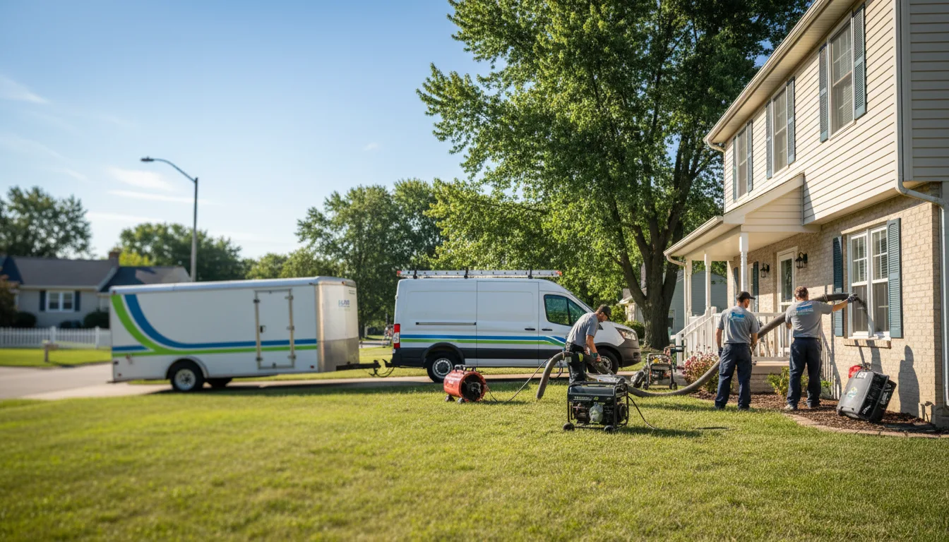 Flooded Basement Restoration And Cleanup With Repair in Sullivan, IN near me